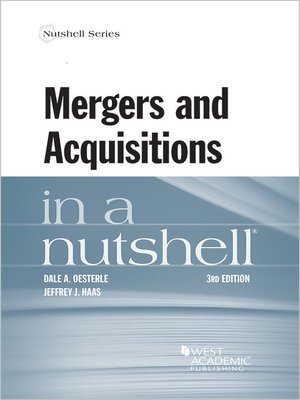 cover image of Mergers and Acquisitions in a Nutshell